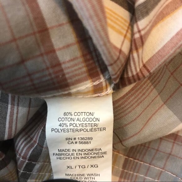 SIZE XL O’Neil Plaid Button  Down Shirt - Picture 7 of 7